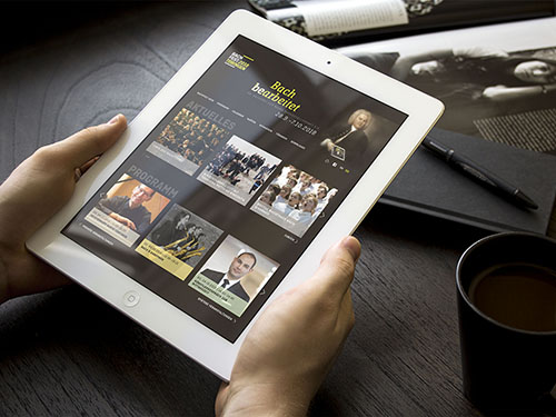 Corporate Design, Grafik- & Webdesign für das Bachfest 2018