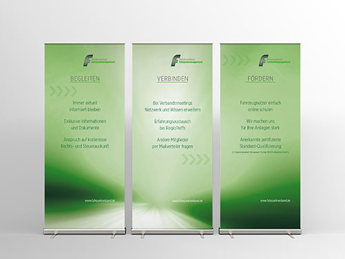Corporate Design und Grafikdesign für den „Bundesverband Fuhrparkmanagement“