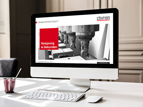 Unternehmenspräsentation für das Maschinenbau-Unternehmen „Chiron“
