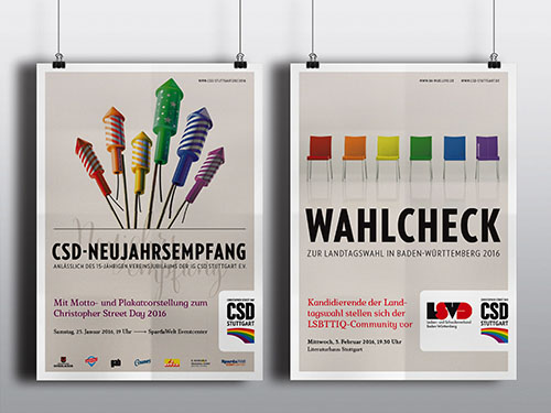 Corporate Design für den CSD Stuttgart