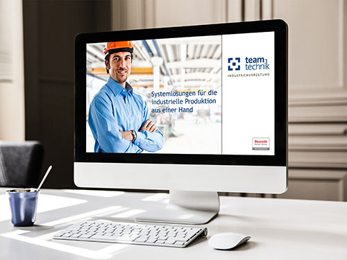 Unternehmenspräsentation für die Firma „teamtechnik“
