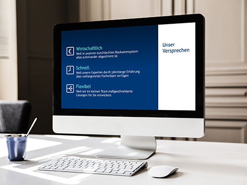 Unternehmenspräsentation für die Firma „teamtechnik“