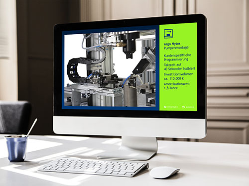 Unternehmenspräsentation für die Firma „teamtechnik“