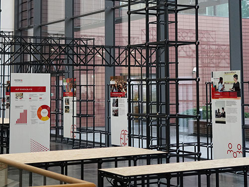 Ausstellungstafeln für die Vector Stiftung